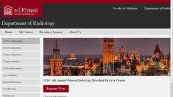 2nd Annual Ottawa Resident Review Course- Radiology 2012 2nd Annual Ottawa Resident Review Course- Radiology 2012