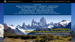 Classic Patagonia - Hiking around Torres Del Paine, Fitzroy, and Cerro Torre Wilderness And Expedition Medicine Conference 2013 Classic Patagonia - Hiking around Torres Del Paine, Fitzroy, and Cerro Torre Wilderness And Expedition Medicine Conference 2013