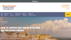 19th Global Derivatives Trading & Risk Management 2012 19th Global Derivatives Trading & Risk Management 2012