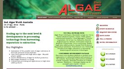 2nd Algae World Australia 2012 2nd Algae World Australia 2012