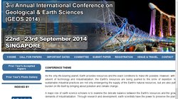Annual International Conference on Geological & Earth Sciences (GEOS 2012)