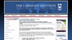 Comprehensive Course on RECORDS RETENTION 2012