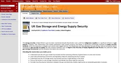 UK Gas Storage and Energy Supply Security 2012