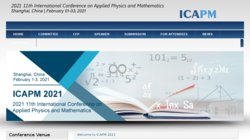 International Conference on Applied Physics and Mathematics - ICAPM 2012 International Conference on Applied Physics and Mathematics - ICAPM 2012