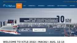 International Conference on Traffic and Logistic Engineering - ICTLE 2012