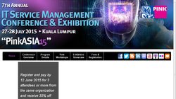 4th Annual IT Service Management Conference & Exhibition 2012 4th Annual IT Service Management Conference & Exhibition 2012