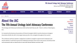 7th Urology Joint Advocacy Conference 2012