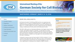 35th annual meeting of the German society of Cell Bioligy 2012