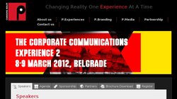 The Corporate Communications Experience 2012 The Corporate Communications Experience 2012