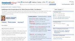 Audit/Inspection Preparedness for Clinical Research/Site Coordinators 2012