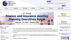 5th Annual Financial and Insurance Meeting Planning Executive forum 2012 5th Annual Financial and Insurance Meeting Planning Executive forum 2012
