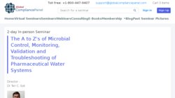 The A to Z’s of Microbial Control, Monitoring and validation of Pharmaceutical Water Systems 2012 The A to Z’s of Microbial Control, Monitoring and validation of Pharmaceutical Water Systems 2012
