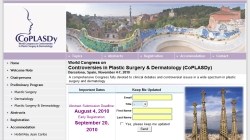 The 1st World Congress on Controversies in Plastic Surgery & Dermatology (CoPLASDy)