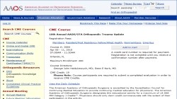 10th Annual AAOS/OTA Orthopaedic Trauma Update 2010