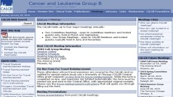 CALGB 2010 Spring Committee Meetings