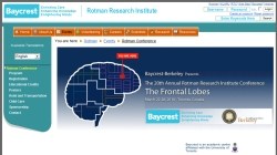 20th Annual Rotman Research Institute Conference - THE FRONTAL LOBES 2010