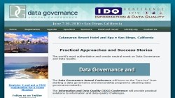 Data Governance Annual Conference and Information and Data Quality (IDQ) 2010