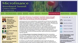Microfinance Investment Summit 2010