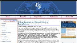 China Summit on Export Control Compliance 2010