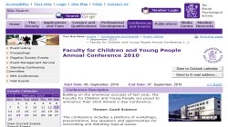 The British Psychological Society Faculty for Children & Young People Annual Conference 2010