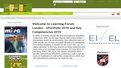 Learning Forum London - ePortfolio 2010 and Key Competencies 2010
