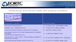 International Course of DCE-US with Quantification for Evaluation in Oncology 2010