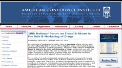 10th National Forum on Fraud & Abuse in the Sale & Marketing of Drugs