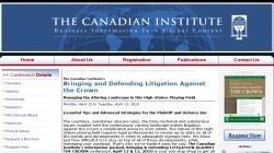 Bringing and Defending Litigation Against the Crown 2010