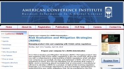 Risk Evaluation and Mitigation Strategies (REMS) 2010