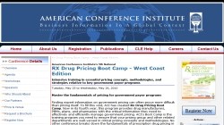 RX Drug Pricing Boot Camp - West Coast Edition 2010
