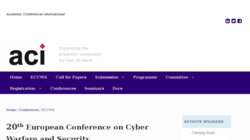 The 12th European Conference on Information Warfare & Security (ECIW 2013)