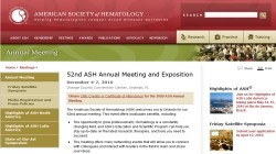 52nd ASH Annual Meeting and Exposition 2010