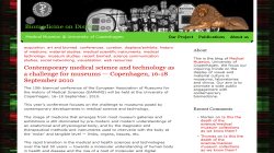 Representing contemporary medical science and technology in museums Conference (EAMHMS 2010)