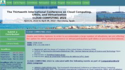 CLOUD COMPUTING 2013 - The 4th International Conference on Cloud Computing, GRIDs, and Virtualization