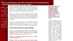 6th annual New York International Carpet Show