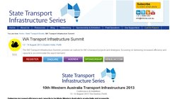 7th Annual  WA Transport Infrastructure Summit
