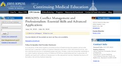 80024393:  Conflict Management and Professionalism: Essential Skills and Advanced Applications