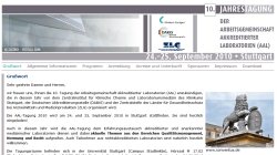 10. Tagung der Arbeitsgemeinschaft Akkreditierter Laboratorien (AAL)