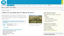 CSIRO Pre-Breeding Day for Wheat Breeders 2010