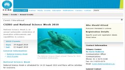 CSIRO and National Science Week 2010