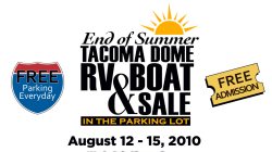 27th Annual Tacoma Dome Fall RV & Boat Sale