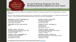 The Mastery of Myeloma Course Chicago 2010