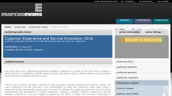 Customer Experience and Service Innovation 2010