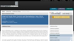 Internal Audit Risk Control and Remediation Asia 2010