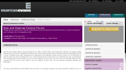 Risk and Internal Control Forum 2010