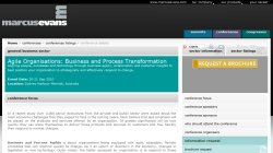 Agile Organisations: Business and Process Transformation 2010