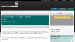 Urban drainage, sewerage & irrigation 2010