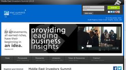Middle East Investments Summit 2010