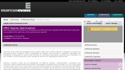 MRO Spares Optimisation 2010