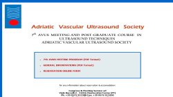 7th AVUS MEETING AND POST-GRADUATE  COURSE IN ULTRASOUND  TECHNIQUES